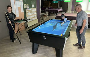 Premiers cours à l'école de billard du BCPF section BlackBall