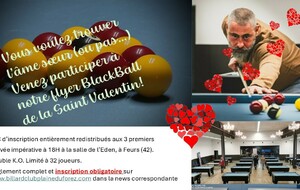 Flyer BlackBall de la Saint Valentin